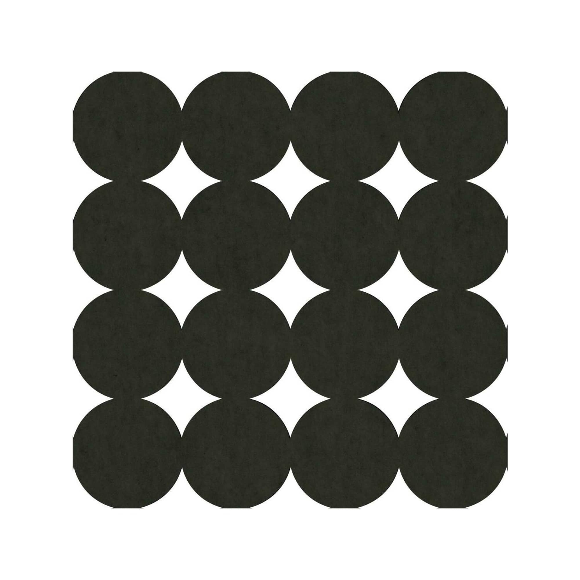 RoomMates Charcoal Modern Circles Acoustical Peel & Stick Tiles